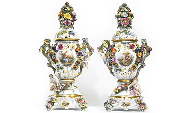 large meissen vases