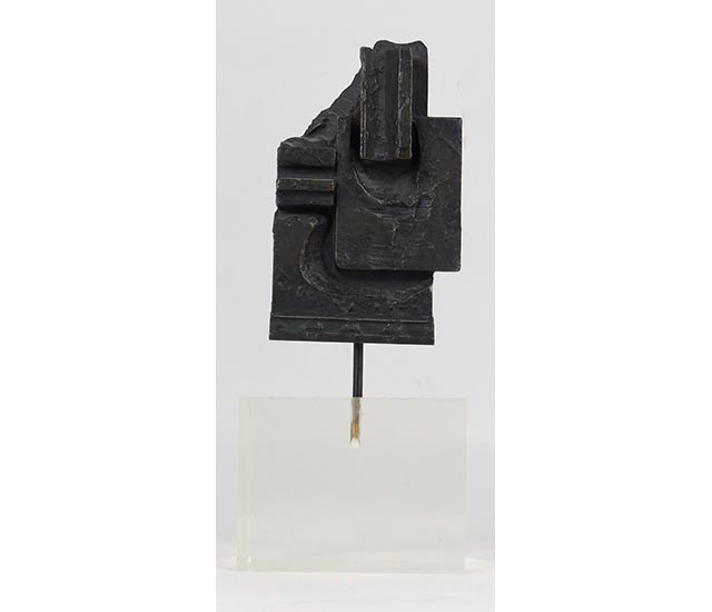 louise nevelson brandeis multiple bronze sculpture